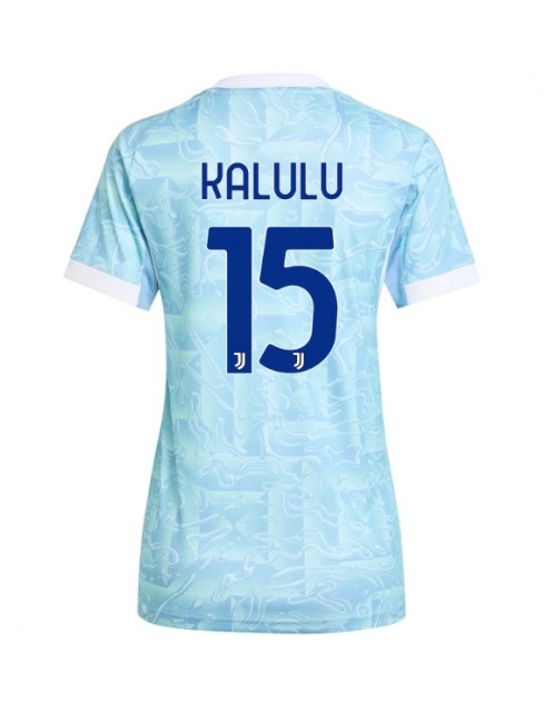 Zenske Futbalové oblečenie Juventus Pierre Kalulu #15 2025-26 Krátky Rukáv - Preč Zenske Futbalové oblečenie Juventus Pierre Kalulu #15 2025-26 Krátky Rukáv - Preč